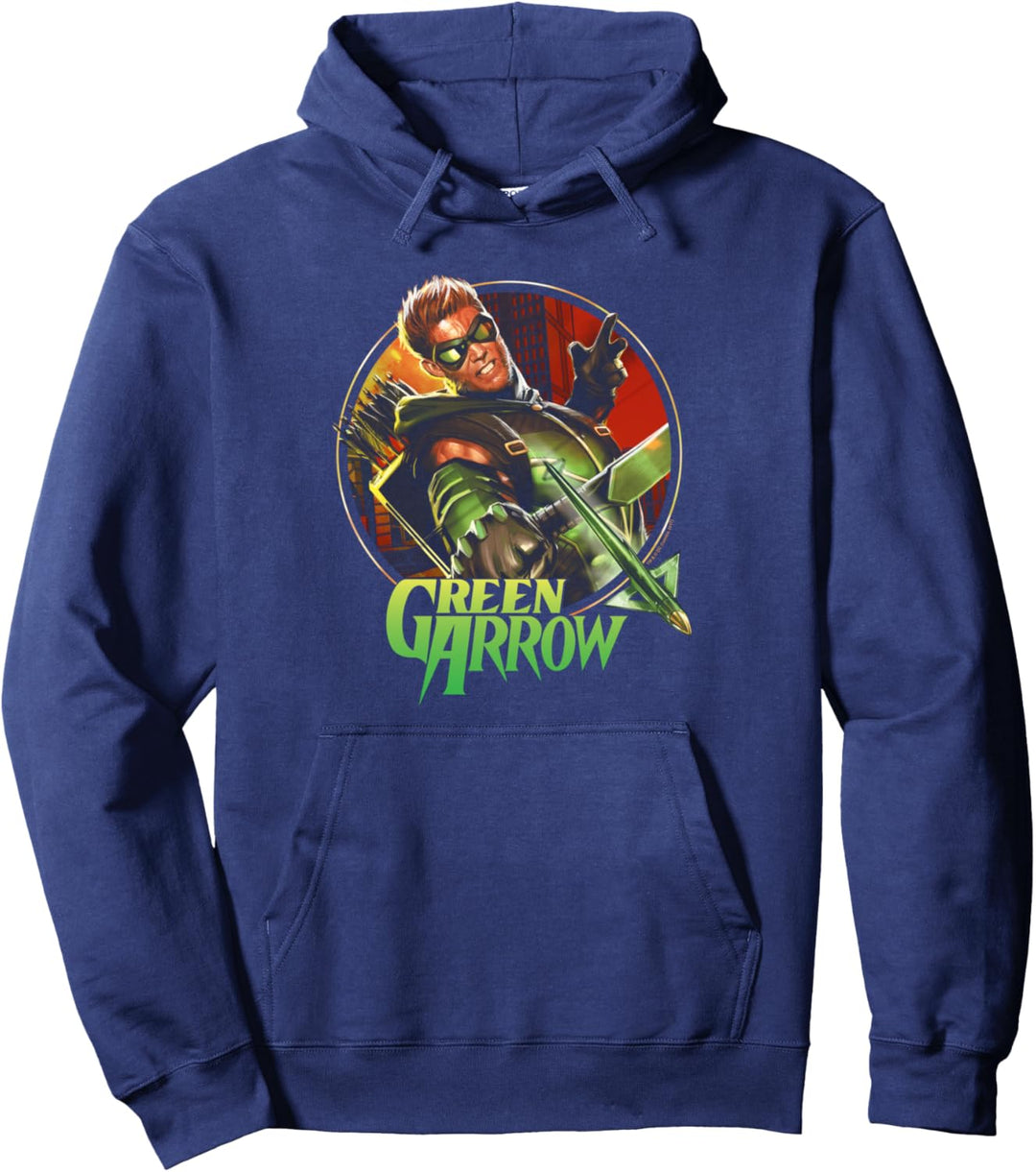 Justice League Green Arrow Sunset Archer Pullover Hoodie