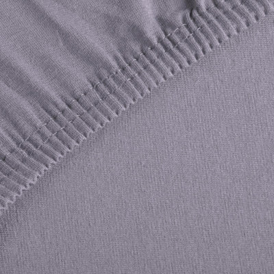 CelinaTex Casca Topper Spannbettlaken 180x200-200x220 cm dunkel grau Jersey Mako Baumwolle 210g/qm E