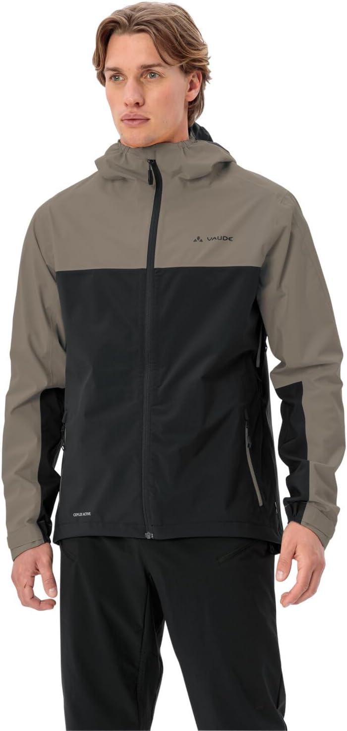 VAUDE Men's Moab Rain Jacket - Regenjacke Herren S coconut, S coconut