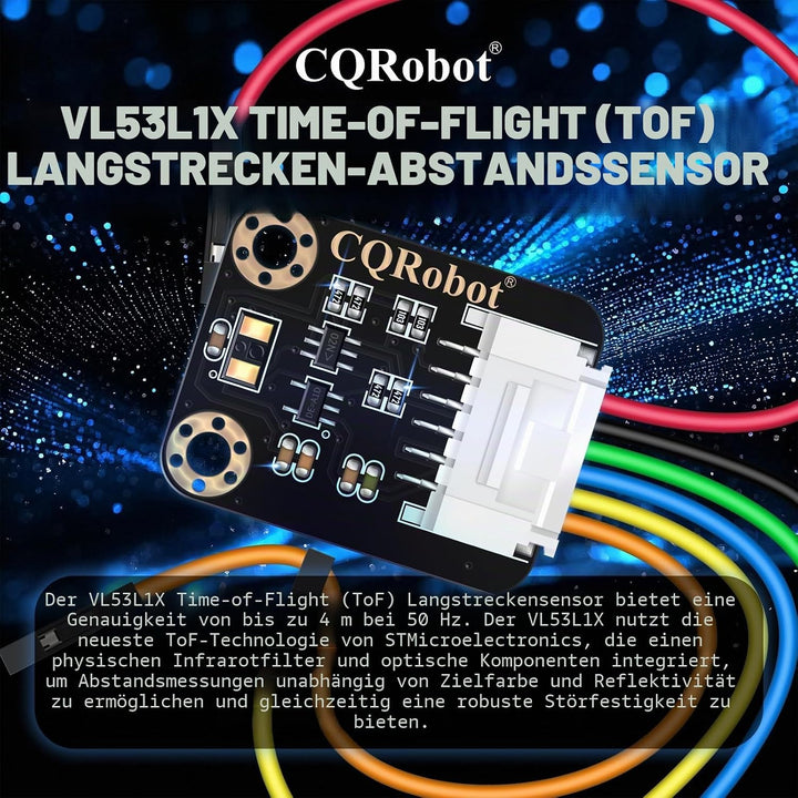 CQRobot VL53L1X der Ferne Messung Sensor(ToF) für Ferngespräche, kompatibel mit Raspberry Pi/Arduino