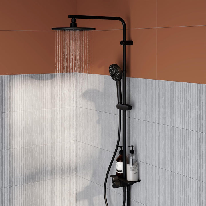 SENSEA - EASY Dusch- und Badesystem - Schwenkbare Kopfbrause - Handbrause - Ohne Armaturen - Mit Abl