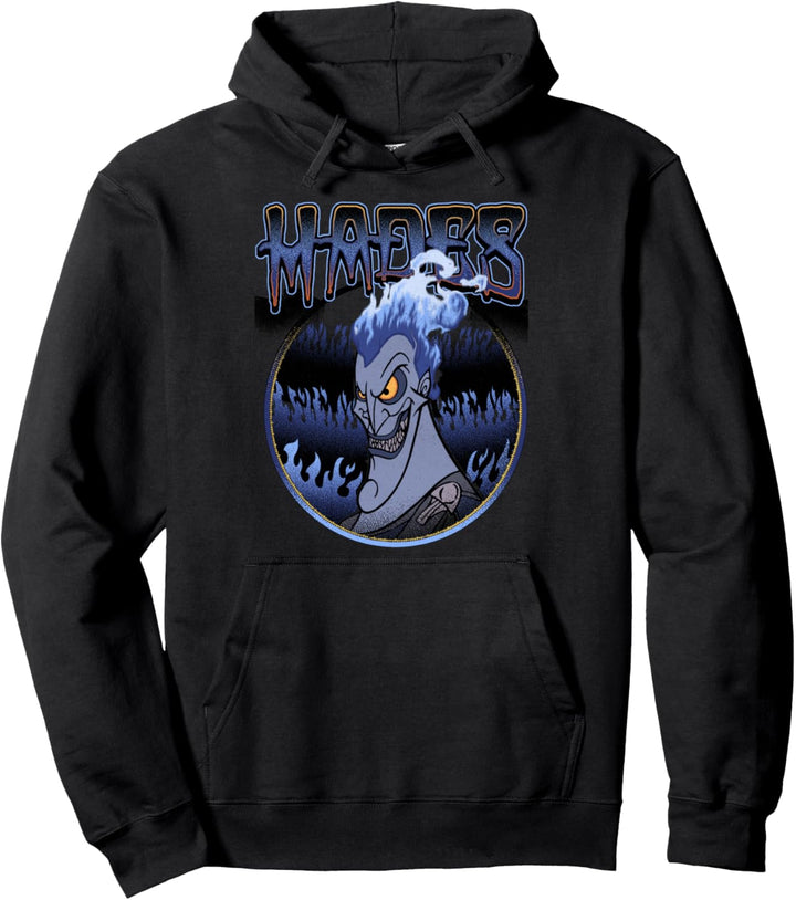 Disney Hercules Hades Blue Flame Portrait Pullover Hoodie