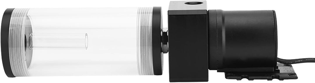Lazmin DIY PC Wasserkühlsystem Wasserpumpe, Acryl Computer LED Wasserkühltank Zylinderbehälter 19W P