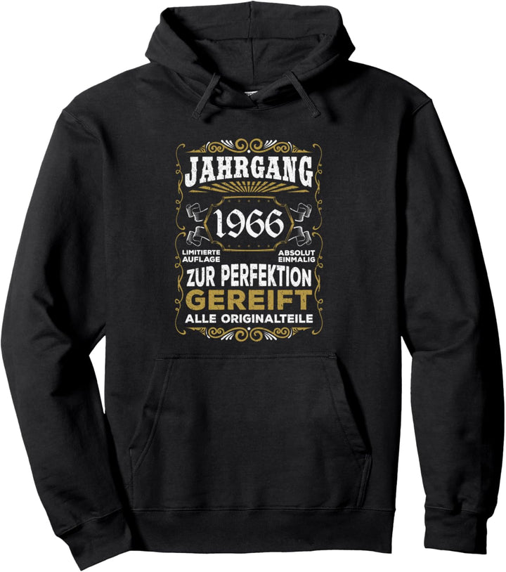 58. Geburtstag Mann Frau 58 Jahre 1966 Lustig Geschenk Pullover Hoodie