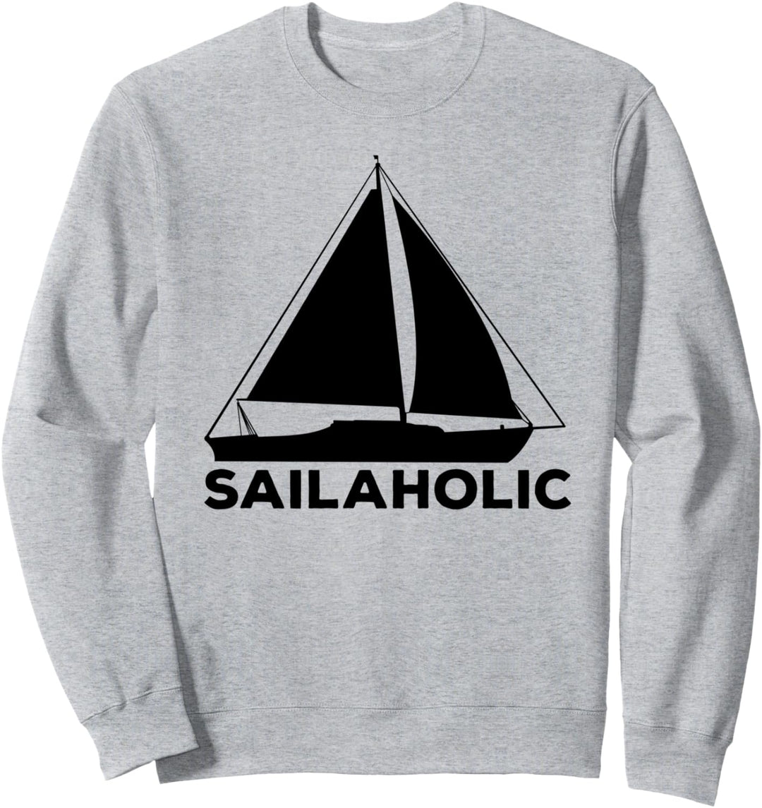 Sailaholic Segeln Segelboot Kapitän Skipper nautisches Sweatshirt