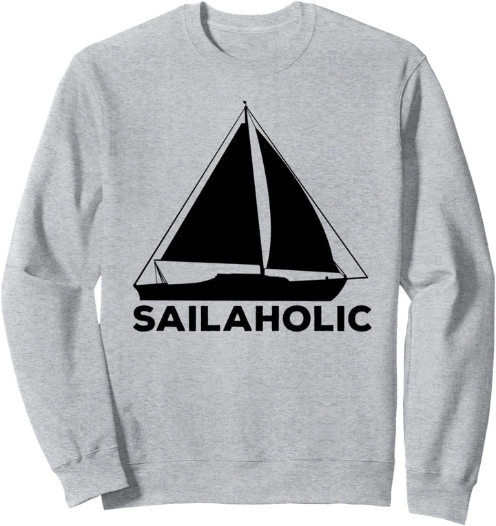 Sailaholic Segeln Segelboot Kapitän Skipper nautisches Sweatshirt