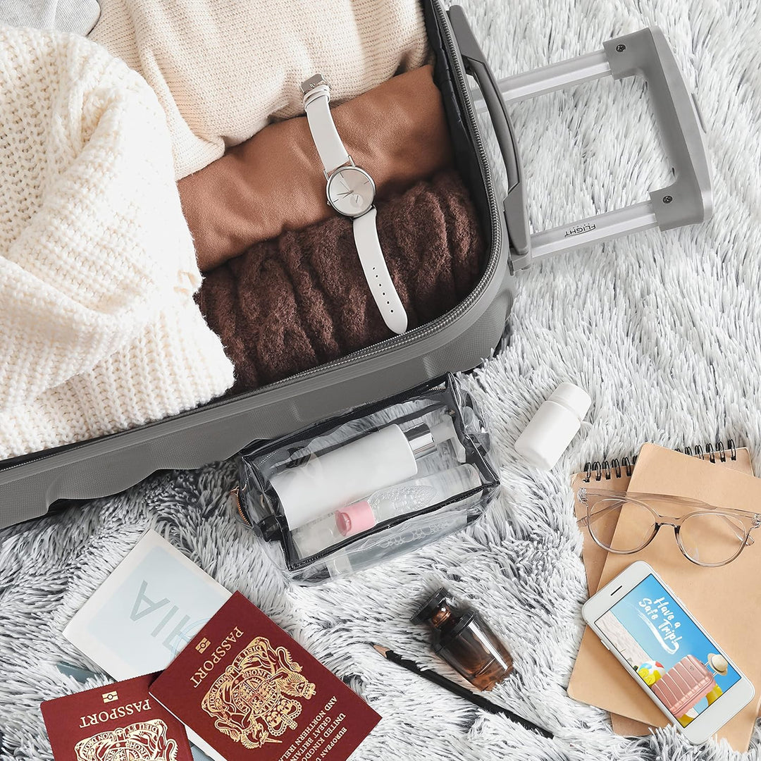 Flight Knight Bubble Suitcase Ryanair easyJet Jet2 Approved 8 Wheel Hardcase Suitcases Cabin or Medi