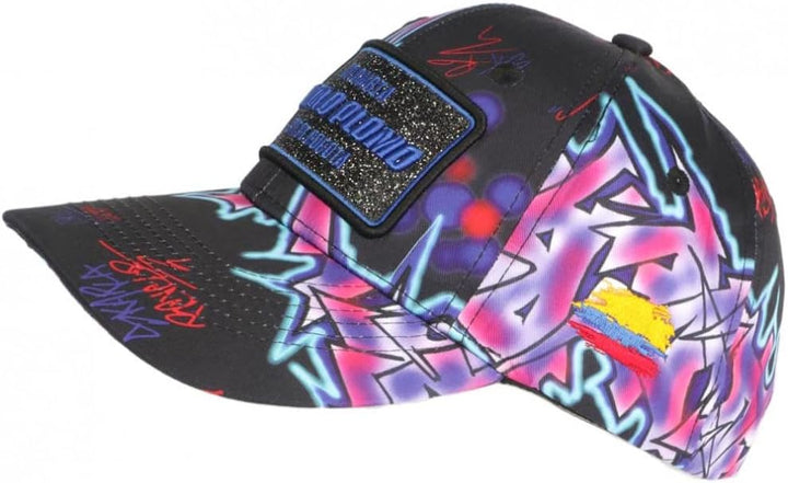 Kappe Plata O Blei, Blau und Rosa, Strass, Kolumbia Baseball – Unisex, blau, Einheitsgrösse