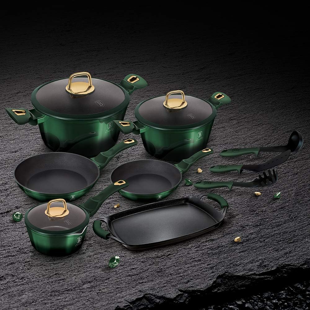 Emerald Collection BH/6066 Kochgeschirr, 12+2-teilig