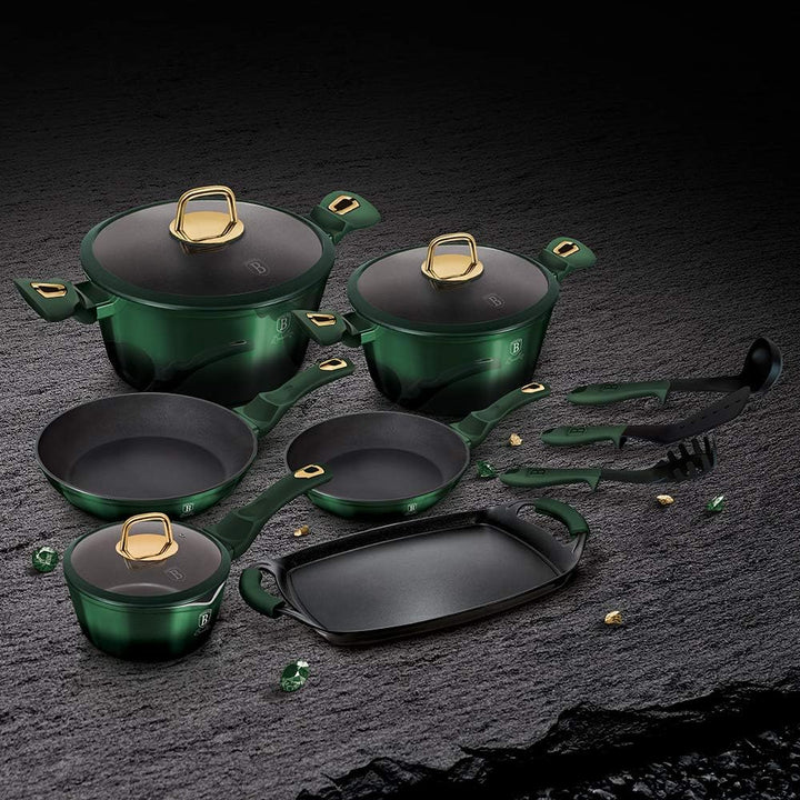 Emerald Collection BH/6066 Kochgeschirr, 12+2-teilig