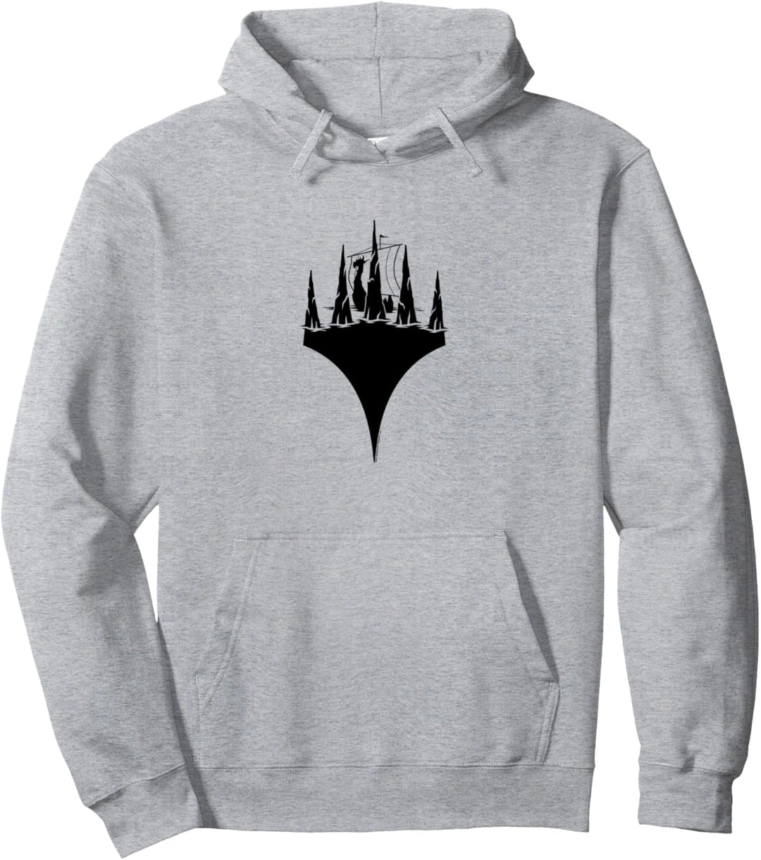 Magic: The Gathering- Planeswalker Viking Ship Black Pullover Hoodie