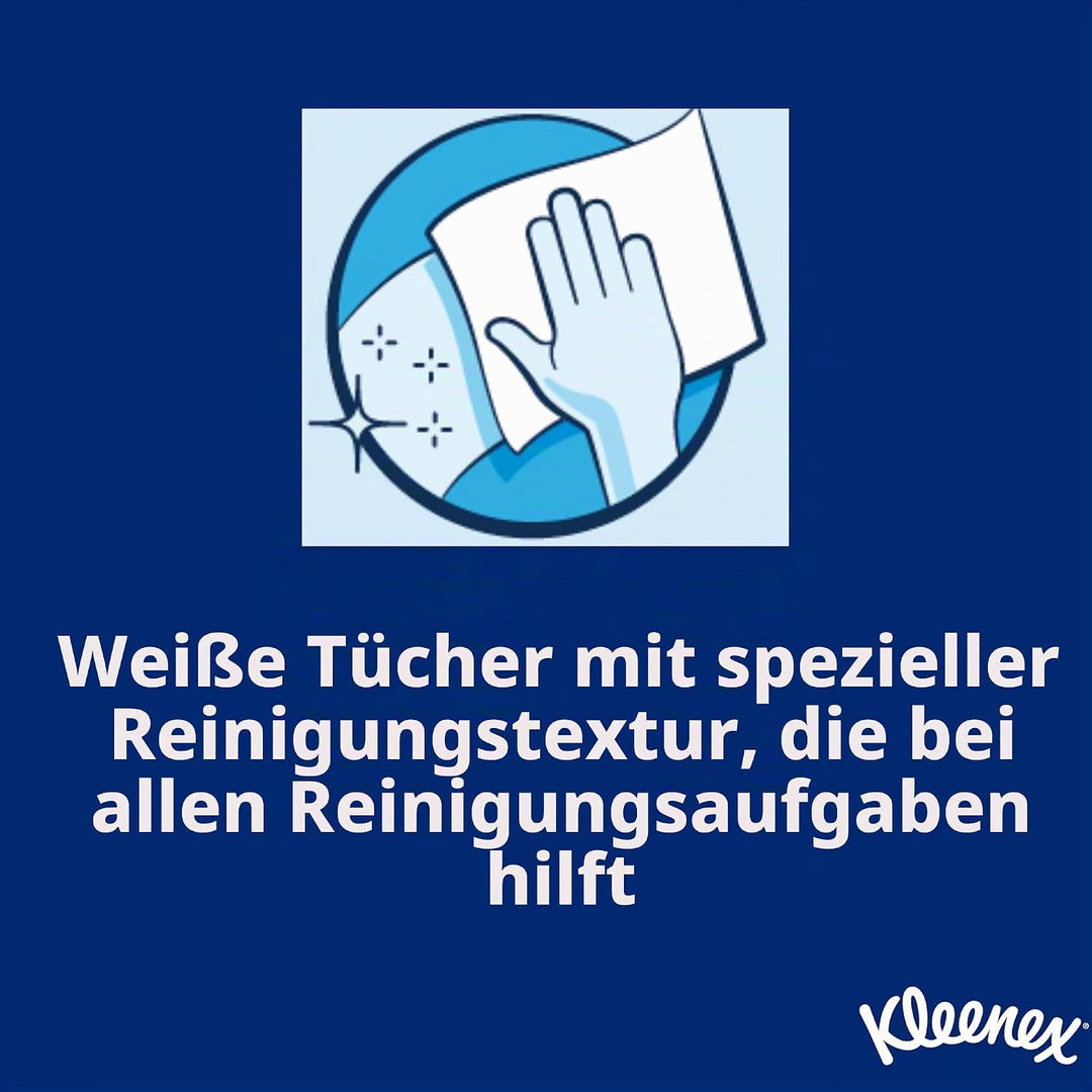 Kleenex® Küchenrolle Ultra Clean™, 6 Maxi XL Küchenrollen (=9 Rollen), Unübertroffene Saugfähigkeit
