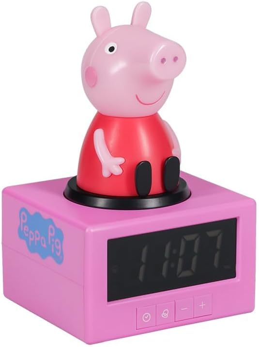 Paladone Peppa Pig Icon-Wecker, Mehrfarbig, Einheitsgrösse