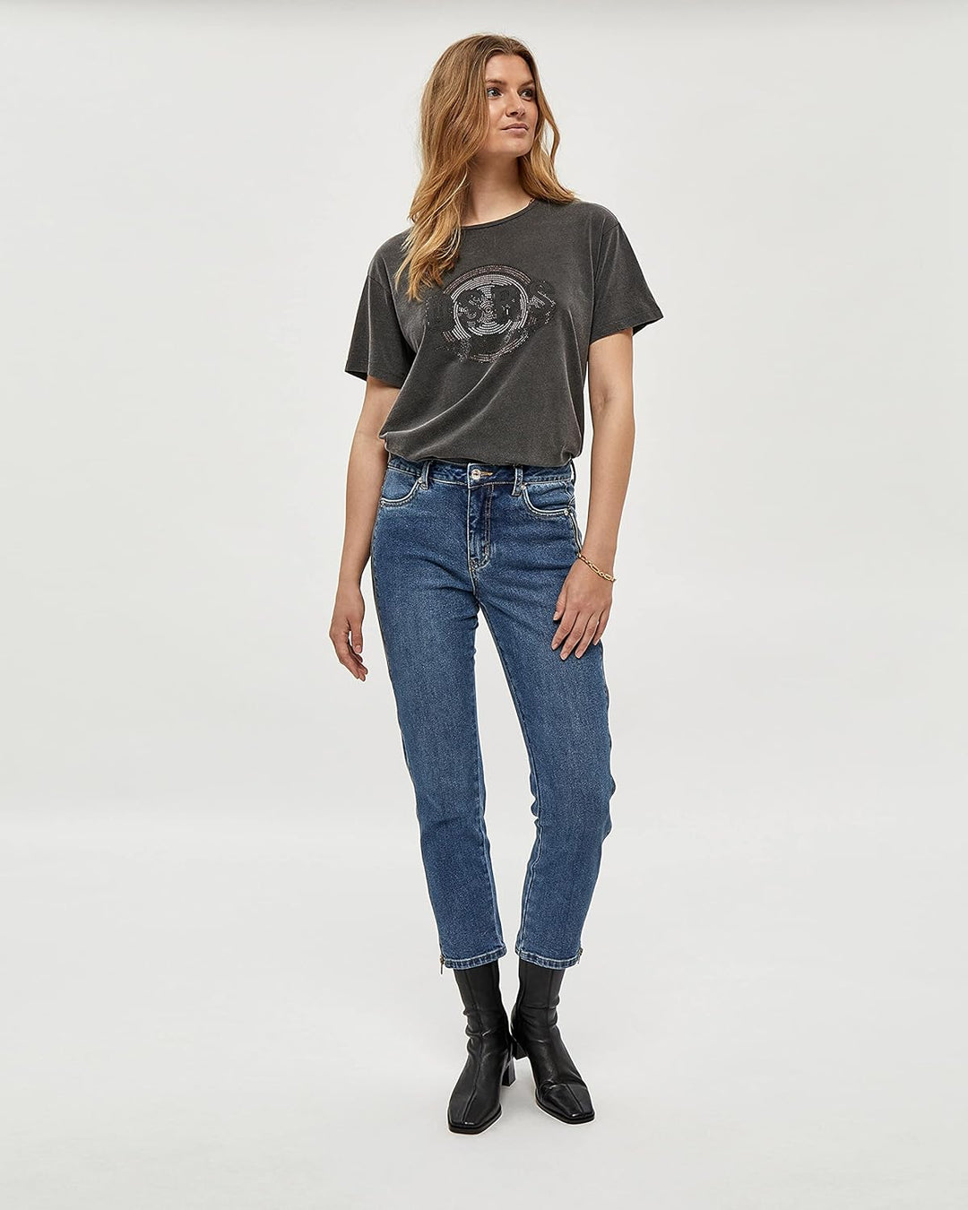 Desires Damen Hattie Tee T-Shirt L 9000 Black, L 9000 Black