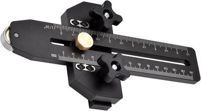 Aluminium Legierung Dünne Rip Jig Tisch Sah Zaun Führung Tisch Säge Zubehör mit Roller Limiter
