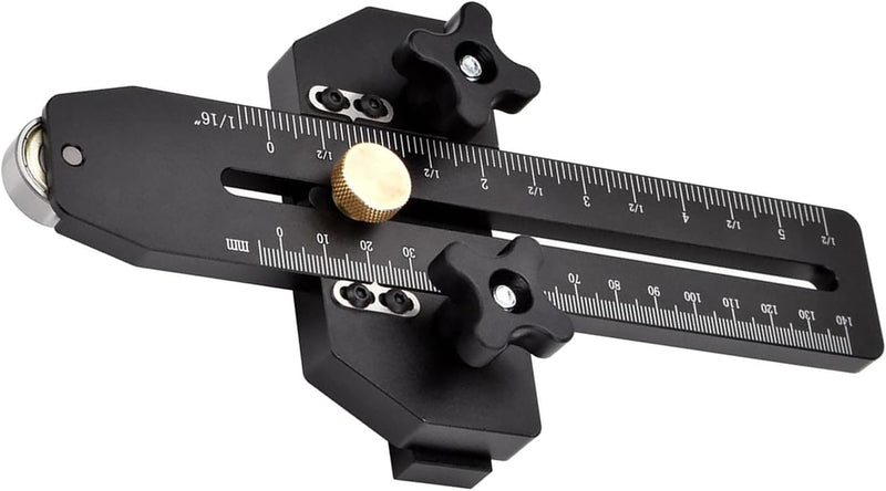 Aluminium Legierung Dünne Rip Jig Tisch Sah Zaun Führung Tisch Säge Zubehör mit Roller Limiter