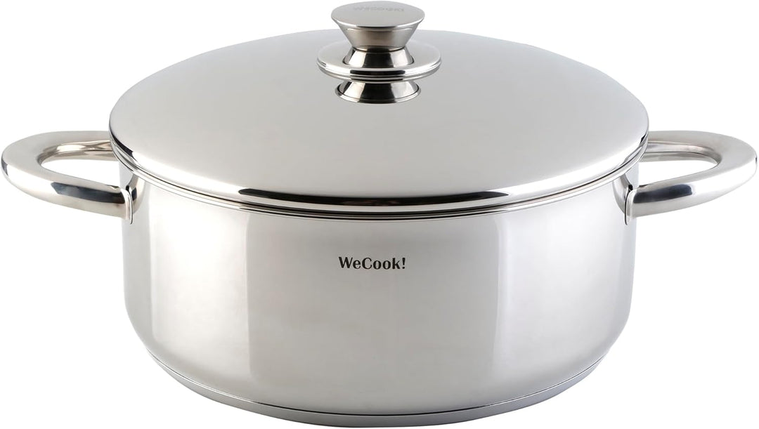 CAZUELA con tapa de acero INOX 24cm, WECOOK! PRO PRO 24 cm, PRO 24 cm