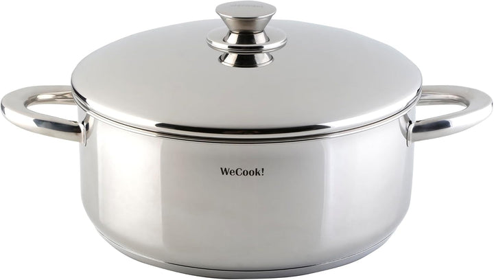 CAZUELA con tapa de acero INOX 24cm, WECOOK! PRO PRO 24 cm, PRO 24 cm