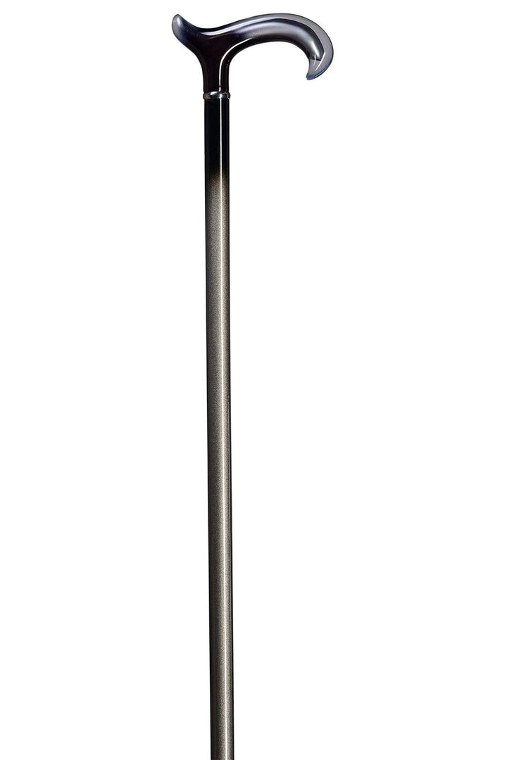 Designer Gehstock Gehhilfe Acryl-Derby RAUCHGLAS