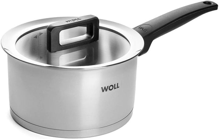 Woll Concept Topfset 4-teilig mit Deckel aus Edelstahl, für alle Herdarten geeignet, backofenfest bi