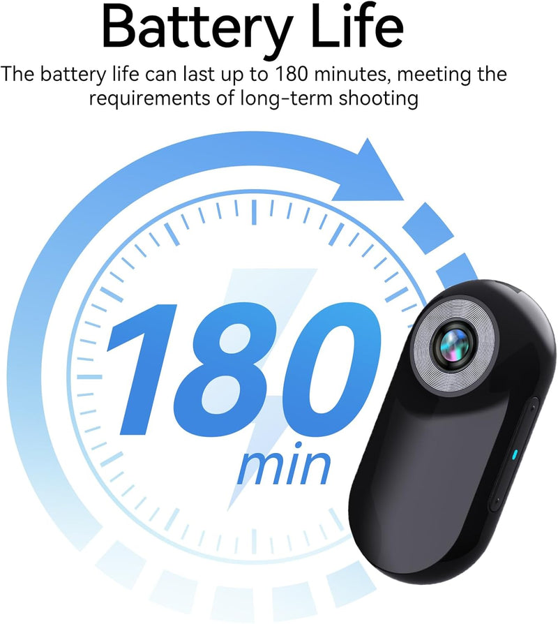 Xilecam Mini Action Cam1080P und 32 GB Speicherkarte Helmkamera Motorrad Bodycam HelmetCamera, Mini