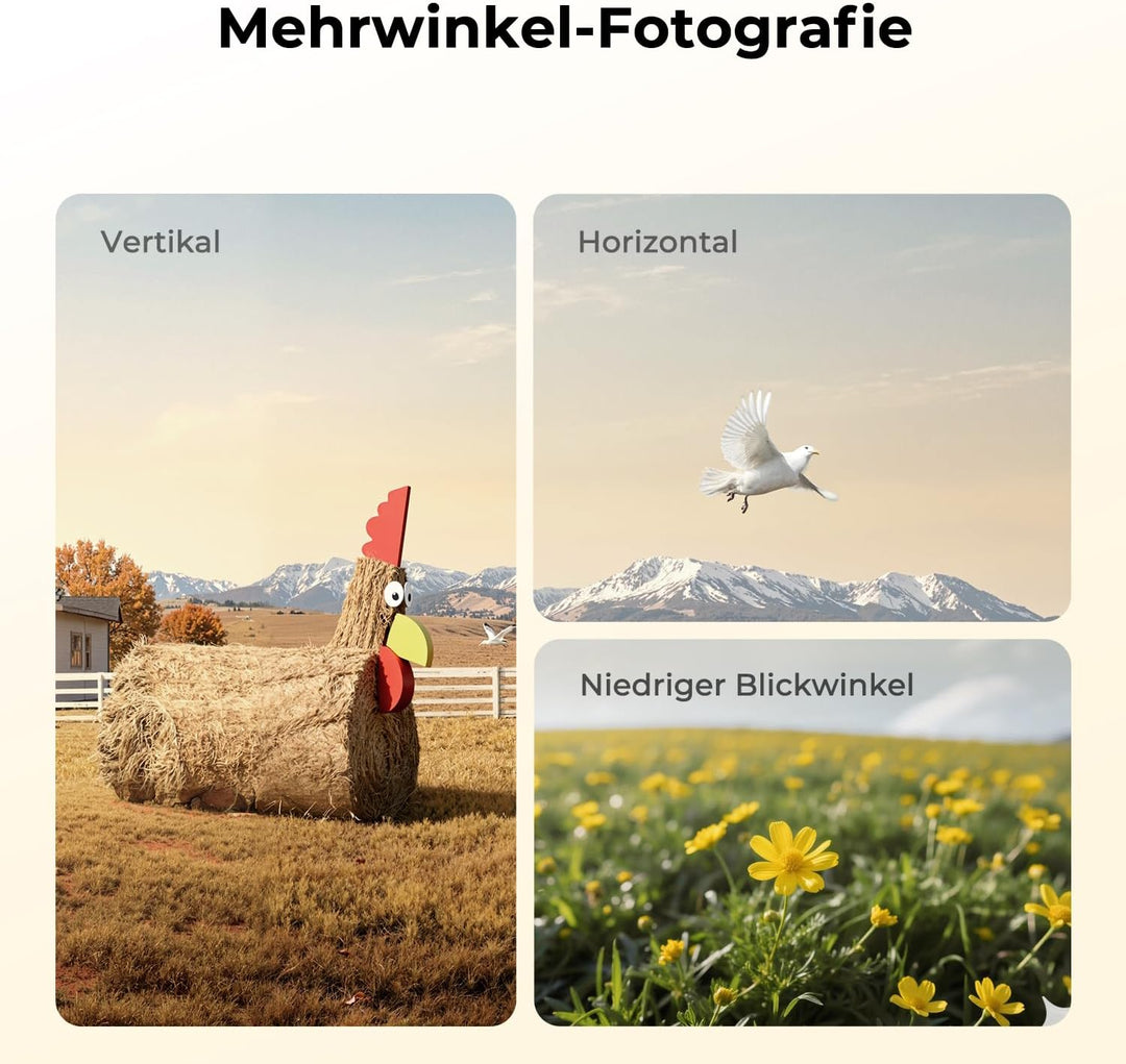 K&F CONCEPT Kamera Stativ Handy Stativ,162cm Kamerastativ, Tripod für unterwegs, Stativ für Smartpho
