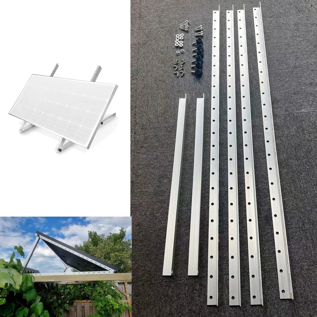 Solarpanel Halterung,Universal Solarmodul Halterung Flachdach,Solarmodul Halterung mit Einstellbarem