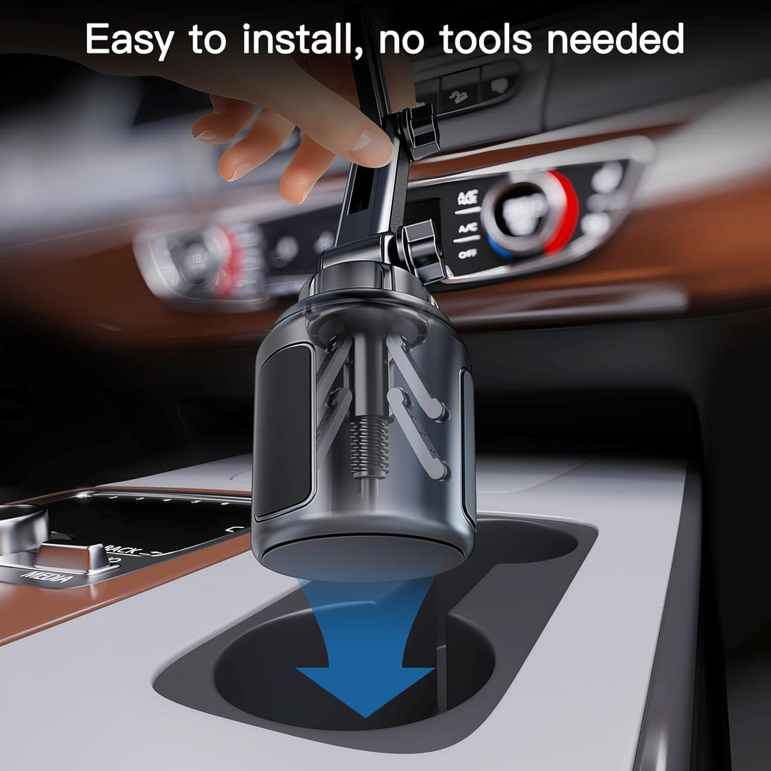 Cup Holder Telefon Tablet Mount für Auto, LKW, 360 ° drehbarer Standhalter und Verstellbarer Arm, ko