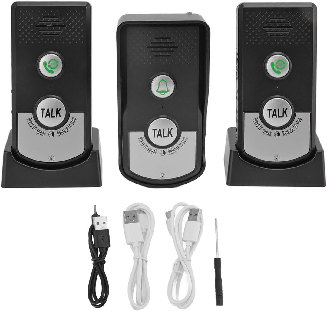 Wasserdicht Voice Intercom Türklingel 1000M Zwei-wege Sprechen Türklingel Drahtlose Anruf Türklingel