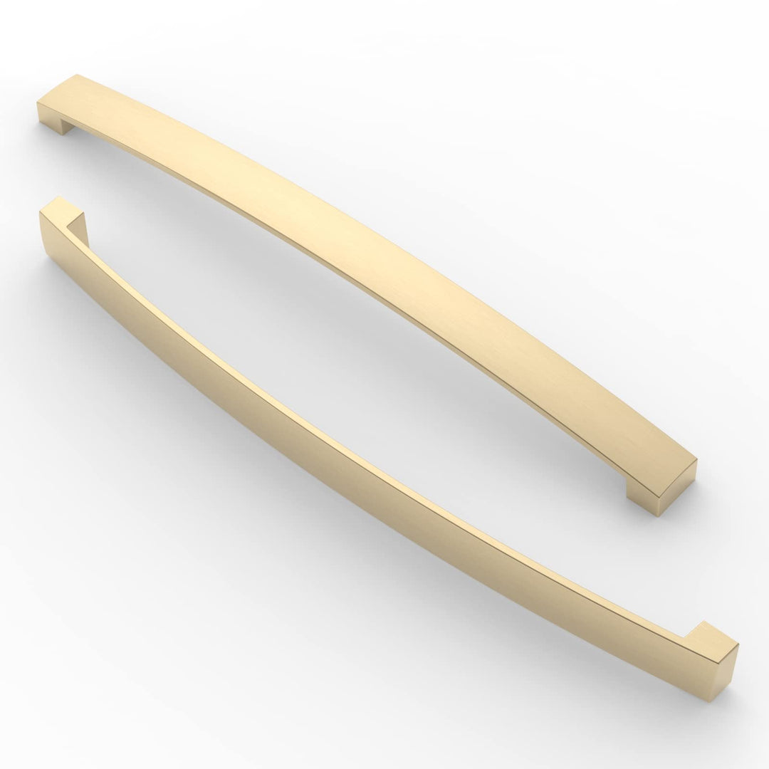 FURNIWARE 10 Stück Möbelgriff, Bohrlochabstand 256mm Stangengriff, Cabinet Arch Pull Küchengriff, fü