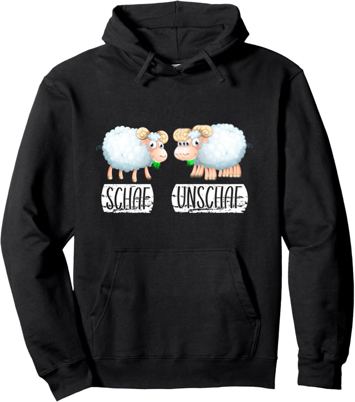 schaf unschaf Spruch Landwirtschaft Trecker Biobauer Pullover Hoodie
