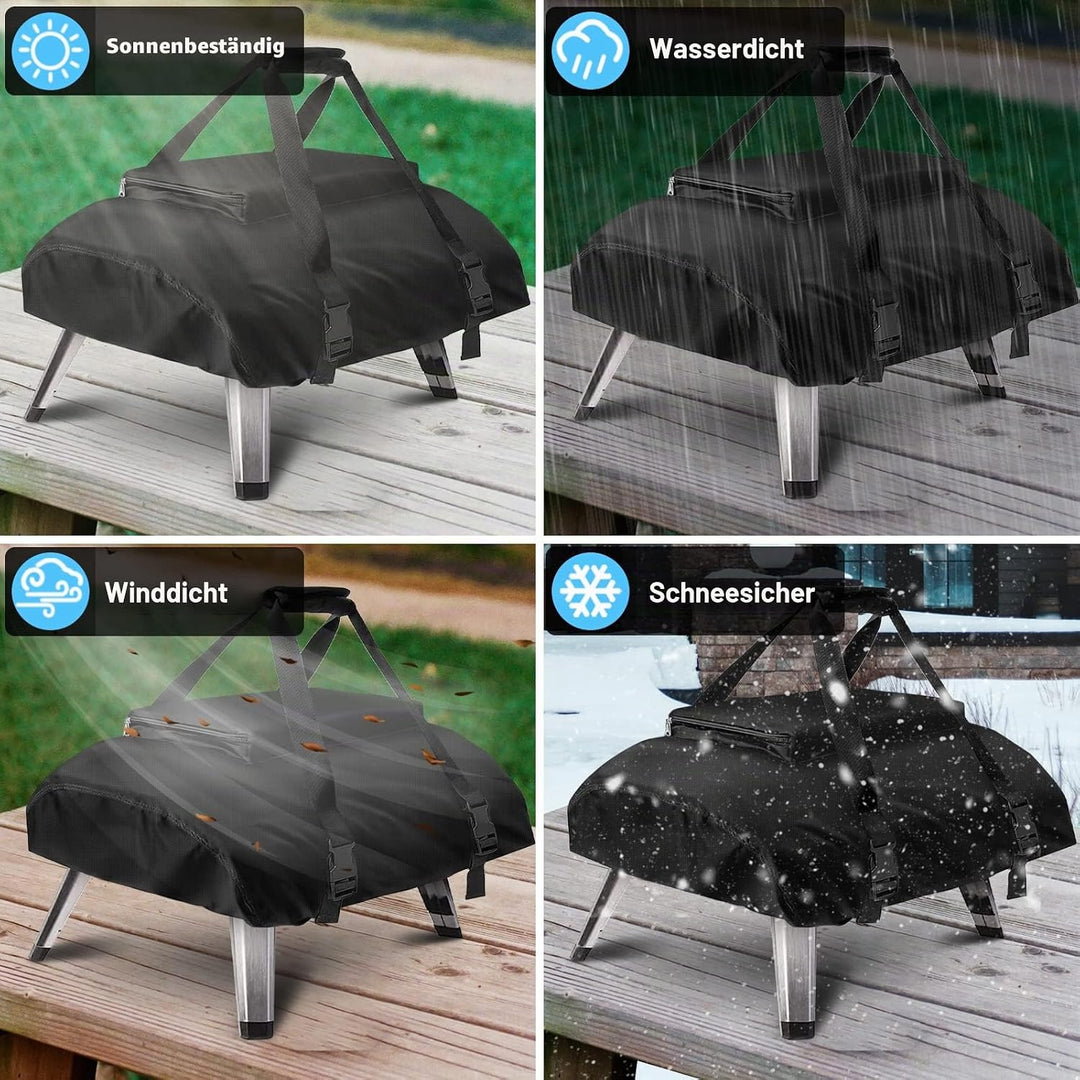Kovshuiwe Tragetasche für Ooni Koda 16, Pizzaofen-Abdeckung für Ooni 16 Outdoor-Pizzaofen-Zubehör(nu