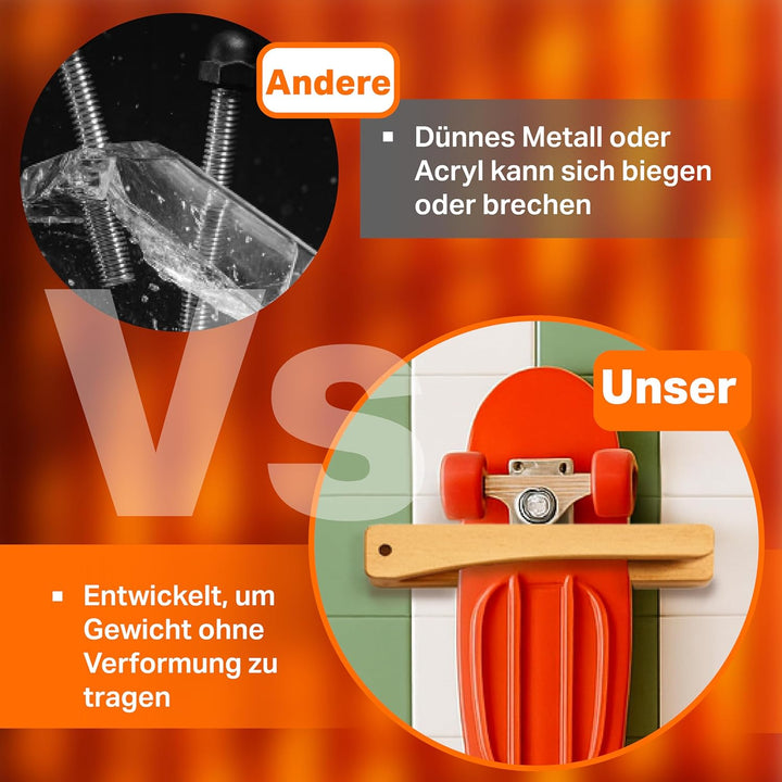 Skateboard-Wandhalterung 1, 1