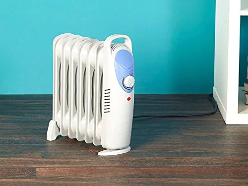 Sichler Haushaltsgeräte Ölradiator: Öl-Radiator mit 7 Rippen und Thermostat, 800 W (Ölradiator klein