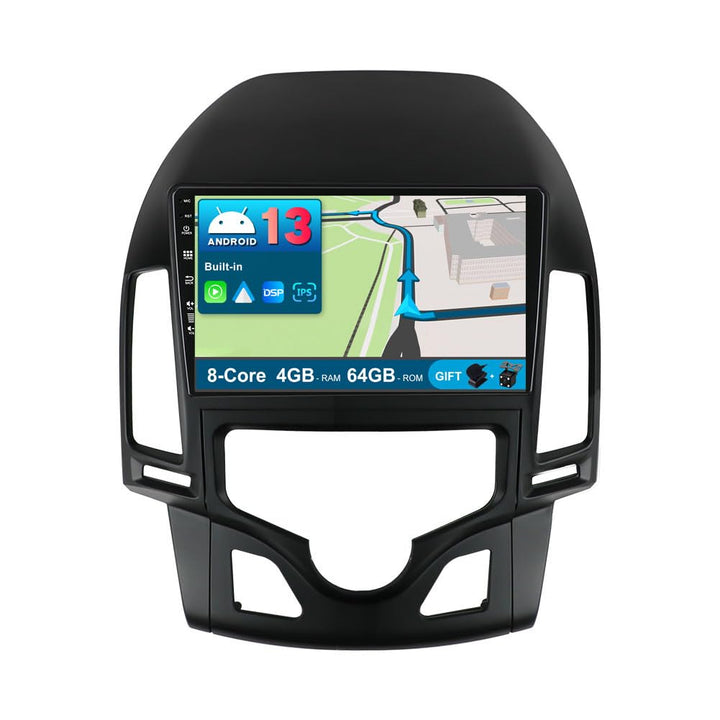 JOYX Android 13 IPS Autoradio Passt für Hyundai-H I30 (2004-2007) - 4G+64G - Eingebaut DSP/Carplay/A