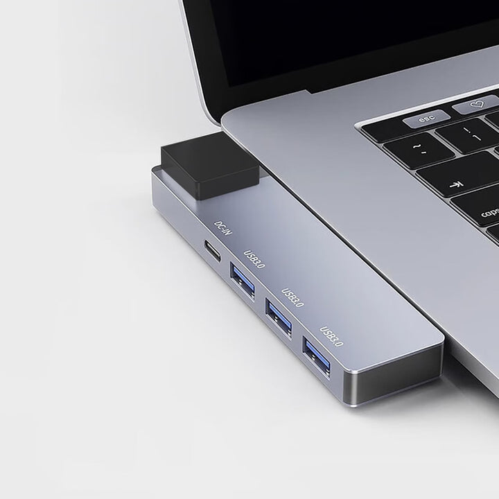 5-in-1 USB Hub with 65W Power Delivery, 3 USB3.0,1Gbps Ethernet, USB Ports for MacBook Air, iPad Pro