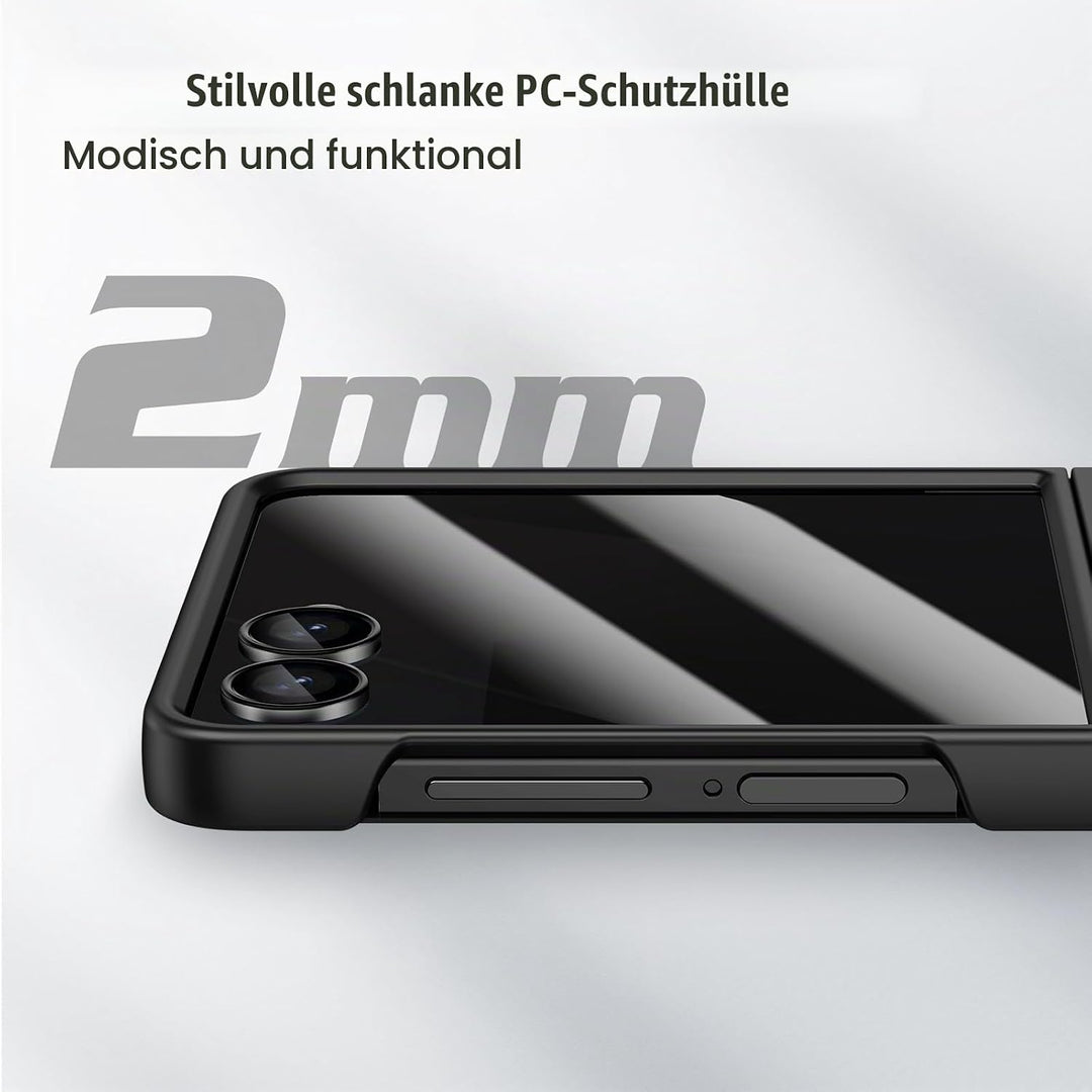 Doeshine für Samsung Galaxy Z Flip 7 Hülle, Anti-Peeping Displayschutzfolie, Ultra Dünn, Lightweight