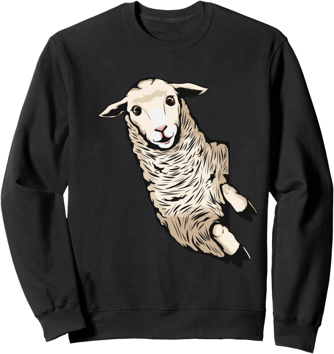 Schaf von der Seite Schafe Sweatshirt