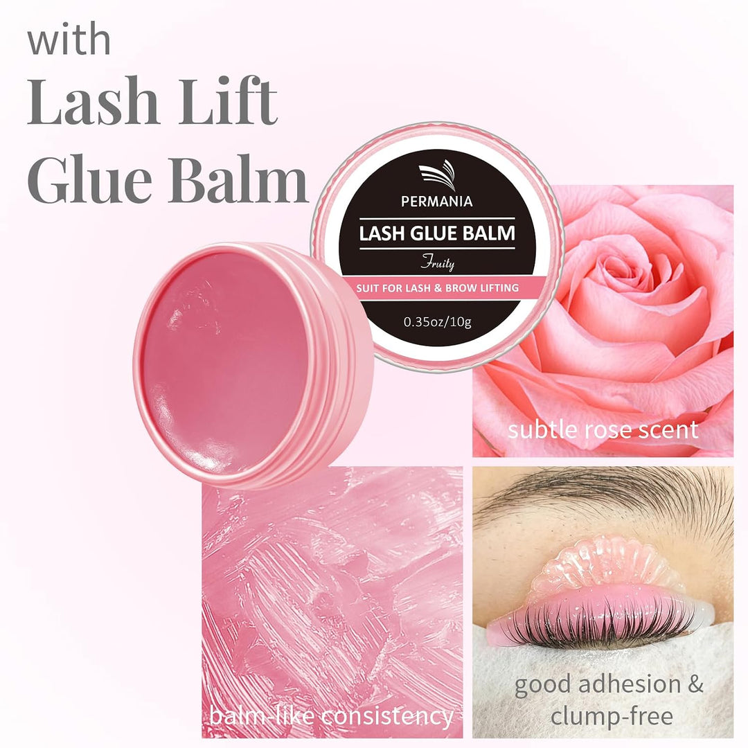 PERMANIA Wimpernlifting Set - Korean Lash Lifting Set - Verbessertes Wimpernwelle und Augenbrauen Li