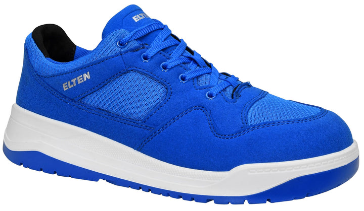 ELTEN Sicherheitsschuhe MAVERICK blue Low ESD S1P, Herren, Textil, Stahlkappe, leicht, sportlich, Bl