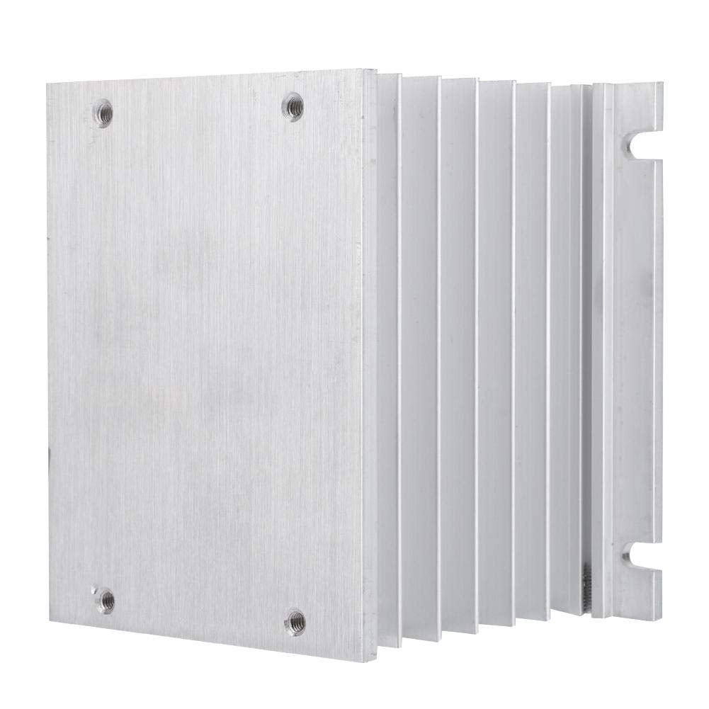 3 Phasen Kühlkörper Aluminium SSR Kühlkörper Dreiphasen Solid State Relais Kühlkörper für DIN-Instal