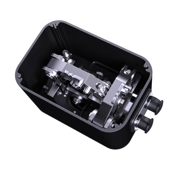 VIRPIL Controls - MongoosT-50CM3 Base (Joystick-Basis mit Achsenkupplungsdämpfern, Flugsimulation, H