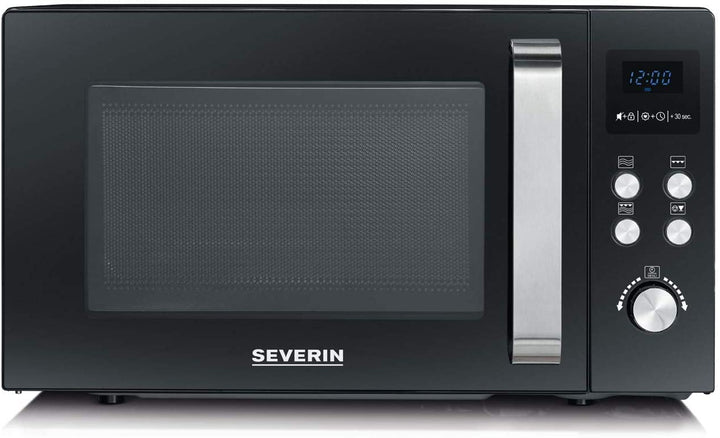 SEVERIN MW 7750 2-in-1 Mikrowelle (800 W, mit Grillfunktion, Inklusive Grillrost und Drehteller, Ø 2