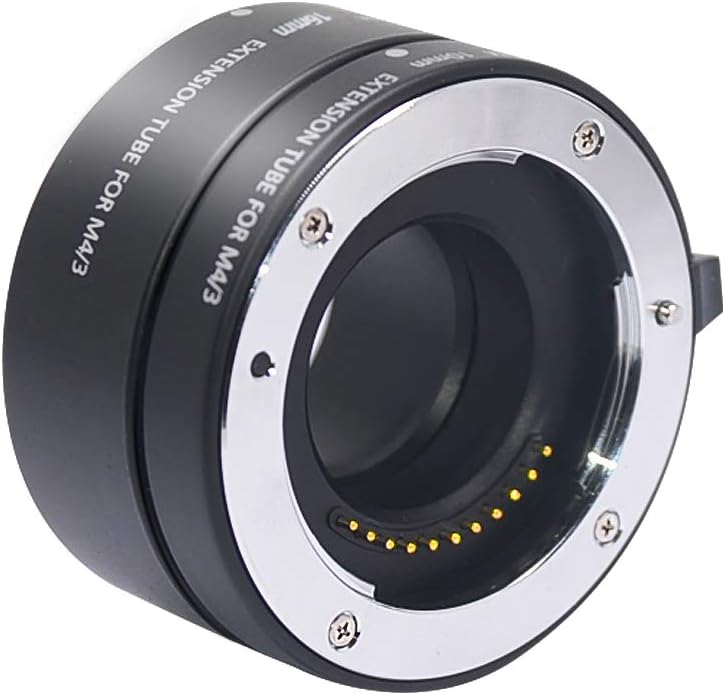 Mcoplus XT-M4/3-M Makro Verlängerungsrohr passend für M4/3 spiegellose Kamera für Olympus/Panasonic