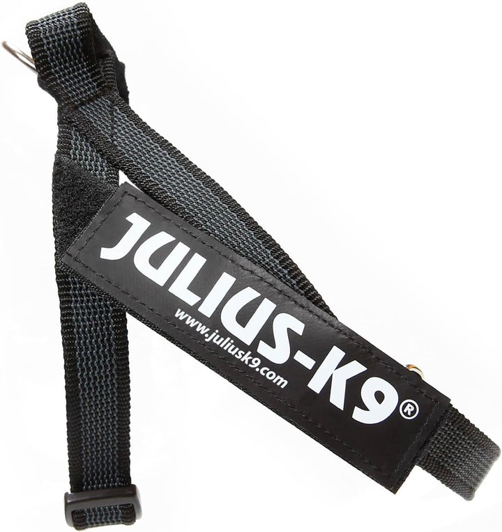 Julius-K9, Color & Gray, Beltgeschirr XS / Mini-Mini schwarz-grau, XS / Mini-Mini schwarz-grau