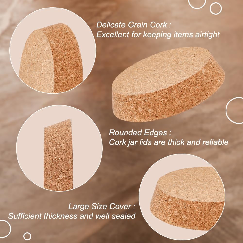 OLYCRAFT 2 Stück Grosser Korkstopfen Konischer Korkstopfen 13-15cm Konischer Korkstopfen Aus Holz Fü