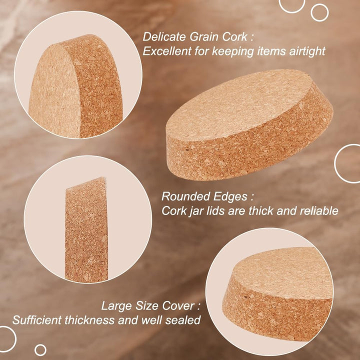 OLYCRAFT 2 Stück Grosser Korkstopfen Konischer Korkstopfen 13-15cm Konischer Korkstopfen Aus Holz Fü