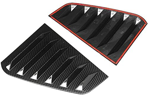 Micvtve Seitenfensterrollos für hinten Golf 7 R 7 7.5 2013-2020 Rennstil Fensterrollos Entlüftungsab