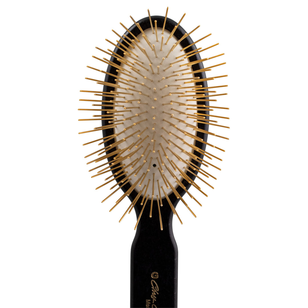 Chris Christensen Oval Pin Brush Gold Series for Pets 35mm Braun 35mm, Braun 35mm