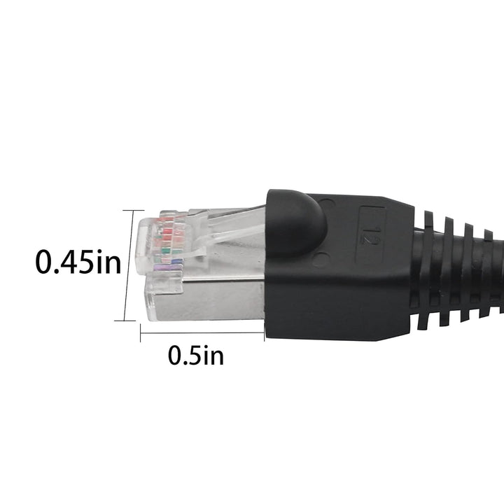 QIANRENON RJ50 10P10C Datenscankabel, Barcode-Scannerkabel, Cat 5E 26AWG geschirmt, für Barcode-Scan